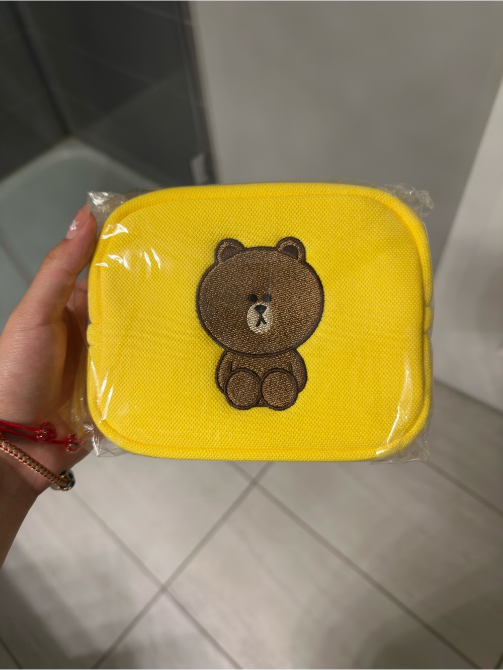 Line Friends bear pouch